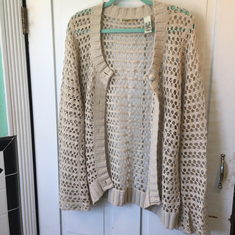 👛 XL Stamp 10 Cardigan